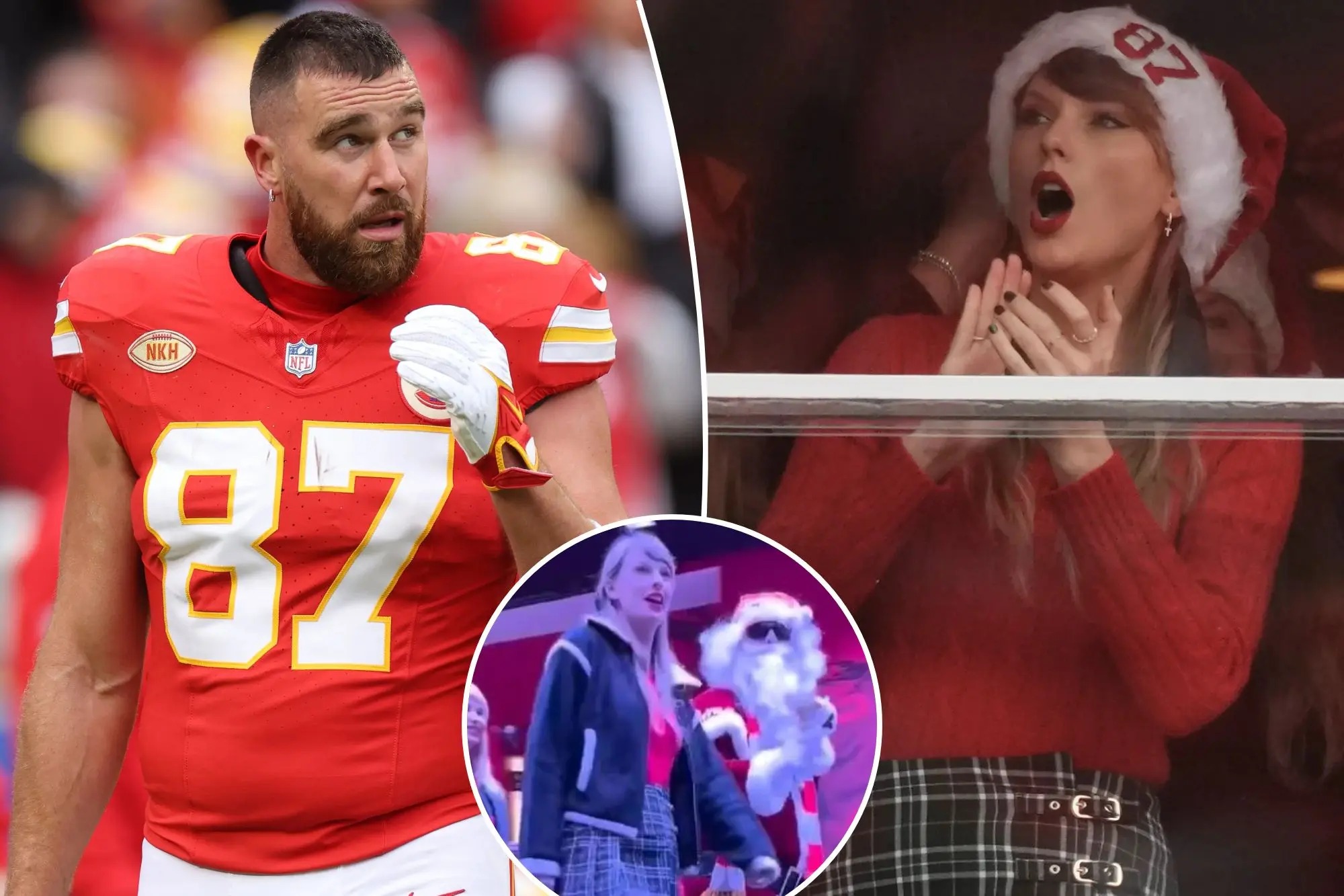 Taylor Swift and Travis Kelce Leave Christmas Day Game Hand in Hand(02)