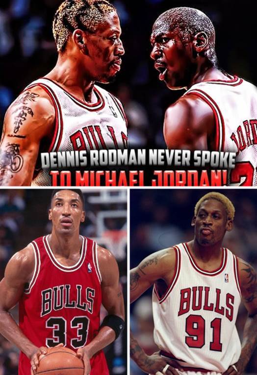 dennis rodman michael jordan and scottie pippen