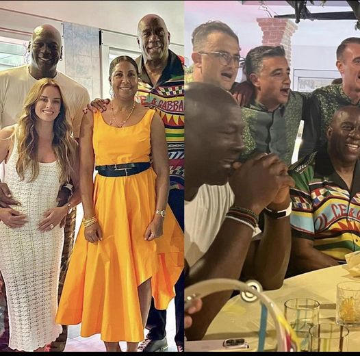 Magic Johnson, Michael Jordan and Samuel L. Jackson Enjoy 'Spectacular