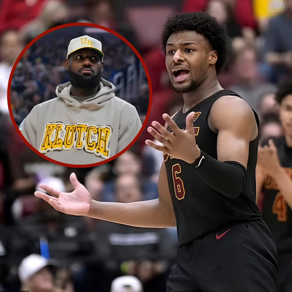 LeBron James hits out at talk of son Bronny joining the NBA after a ...