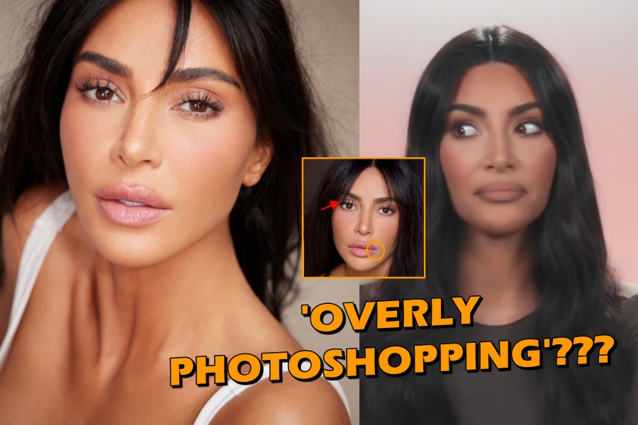 Kim Kardashian Accused Of ‘overly Photoshopping Her New Make Up Free Photos News 7922