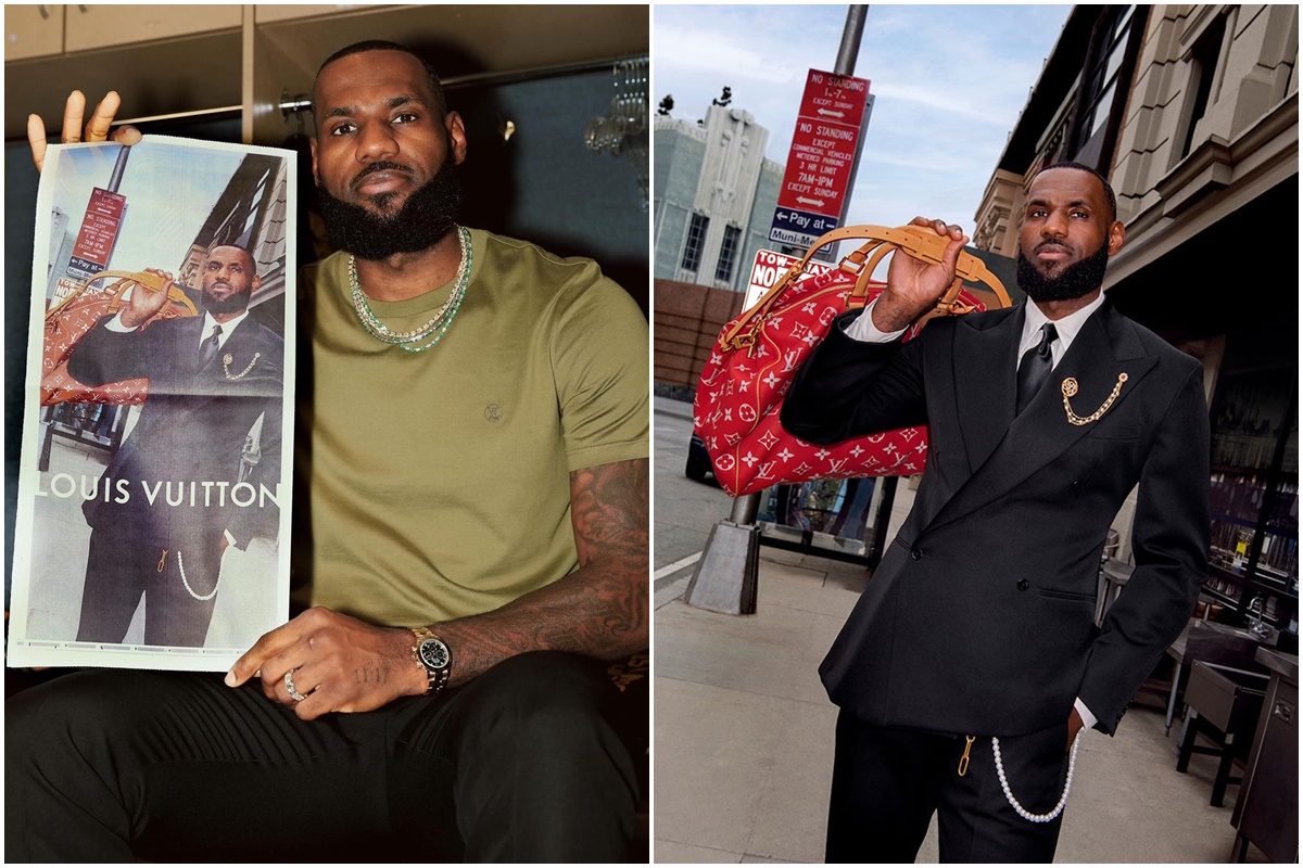 LV Bron!!! LeBron James Models For Pharrell’s Louis Vuitton’s Spring ...