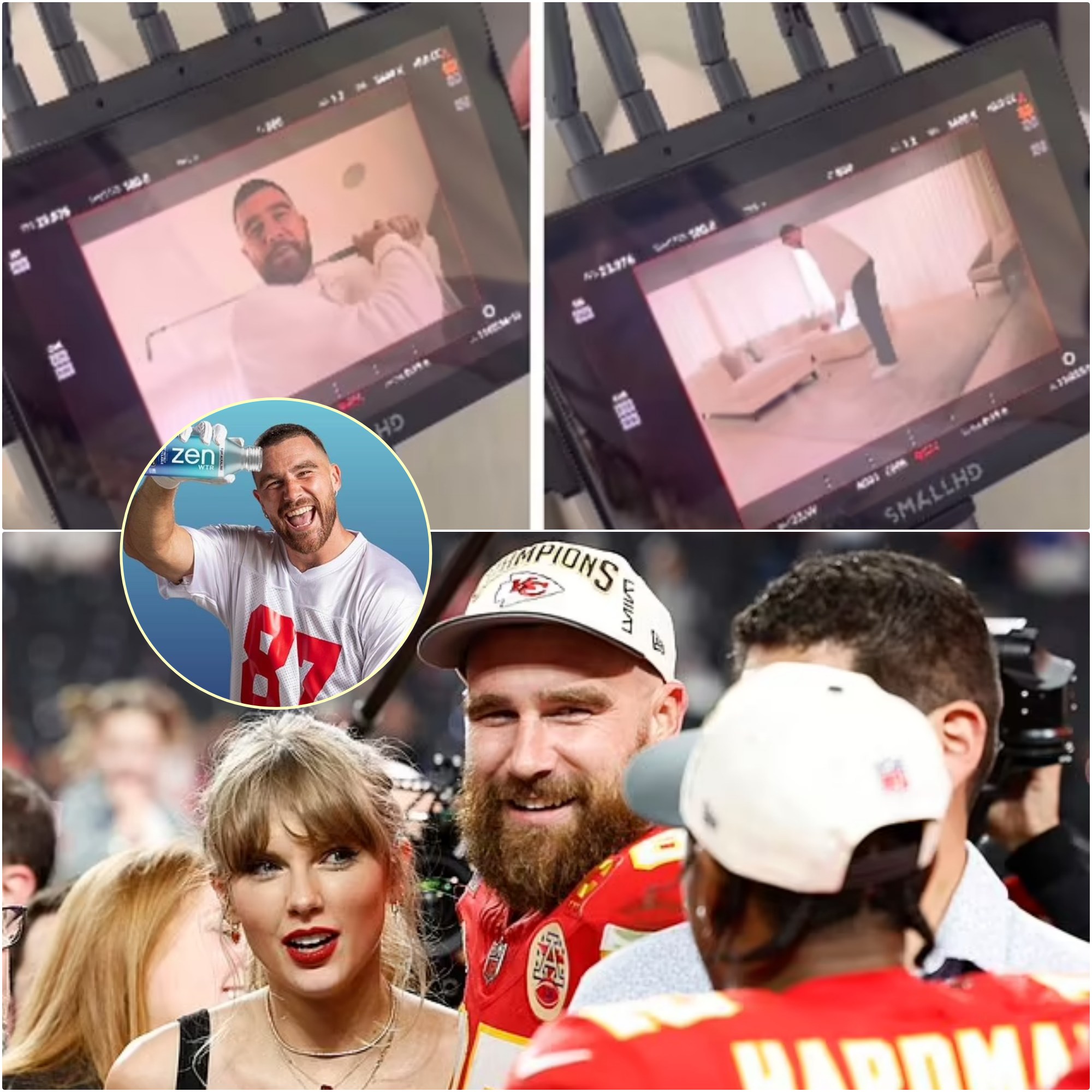 Travis Kelce’s manager shares behind the scenes footage of the Chiefs