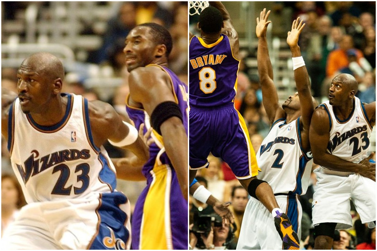 michael jordan present kobe bryant hall of fame