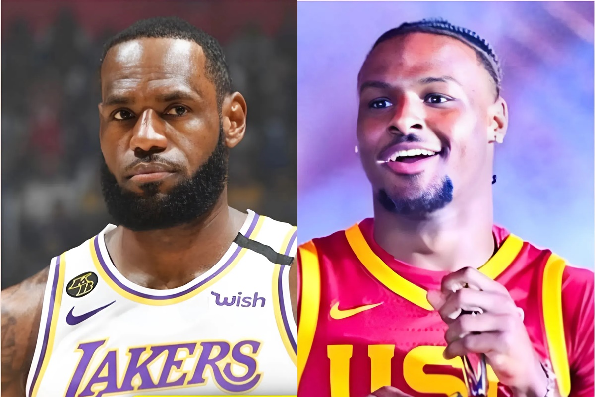 LeBron James Shares Heartbreaking Image of Bronny James in Tears ...