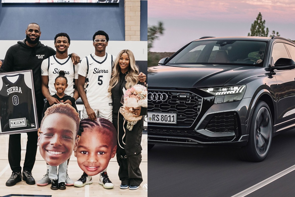 Lebron surprised the world by gifting his son Bronny James an Audi Rs ...