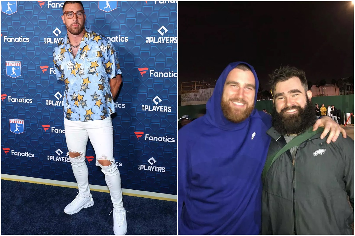 Travis Kelce's Jordans and Jason Kelce's Birkenstocks Reflect Their