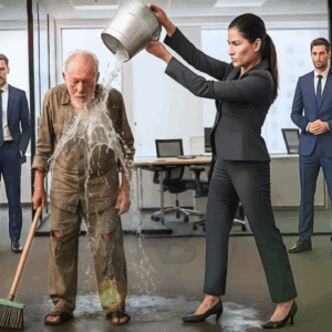 ELA HUMILHOU O IDOSO ACHANDO QUE ERA UM MENDIGO… MAS AO DESCOBRIREM QUEM ELE ERA, FICARAM EM CHOQUE